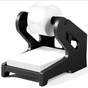 Thermal Shipping Label Holder, 4x6. For‎ Rolls and Fanfold Labels (Black)